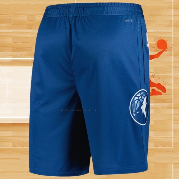 Pantalone Minnesota Timberwolves Ciudad 2024 Azul