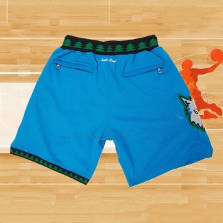 Pantalone Minnesota Timberwolves Mitchell & Ness Just Don Azul