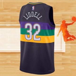 Camiseta New Orleans Pelicans E.J. Liddell NO 32 Ciudad 2022-23 Violeta