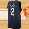 Camiseta New Orleans Pelicans Lonzo Ball NO 2 Icon 2020-21 Azul