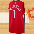 Camiseta New Orleans Pelicans Zion Williamson NO 1 Statement 2019-20 Rojo