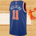 Camiseta New York Knicks Frank Ntilikina NO 11 Icon Azul