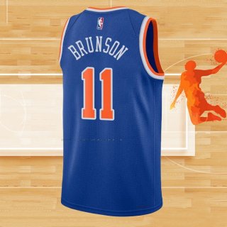 Camiseta New York Knicks Jalen Brunson NO 11 Icon 2022-23 Azul
