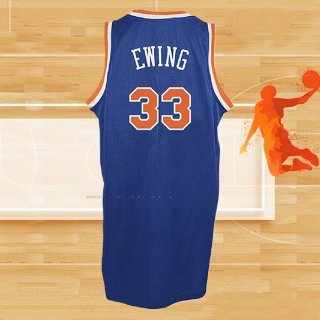 Camiseta New York Knicks John Starks NO 3 Retro Azul