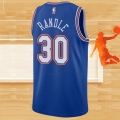 Camiseta New York Knicks Julius Randle NO 30 Statement 2020-21 Azul