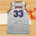 Camiseta New York Knicks Patrick Ewing NO 33 Retro Blanco