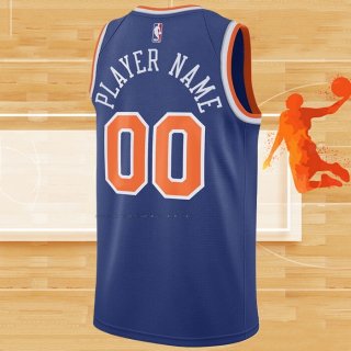 Camiseta New York Knicks Personalizada Icon 2020-21 Azul