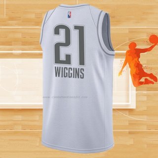 Camiseta Oklahoma City Thunder Aaron Wiggins NO 21 Ciudad 2021-22 Blanco