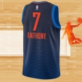 Camiseta Oklahoma City Thunder Carmelo Anthony NO 7 Statement Azul