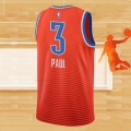 Camiseta Oklahoma City Thunder Chris Paul NO 3 Statement 2021 Naranja