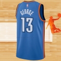 Camiseta Oklahoma City Thunder Paul George NO 13 Icon Azul