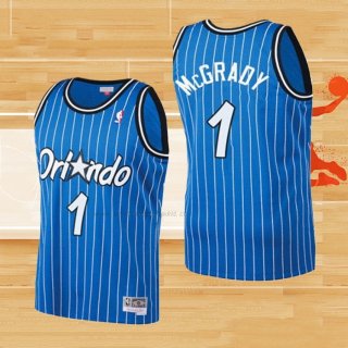 Camiseta Nino Orlando Magic Tracy McGrady NO 1 Mitchell & Ness 2003-04 Azul