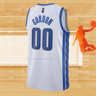 Camiseta Orlando Magic Aaron Gordon NO 00 Earned 2020-21 Blanco