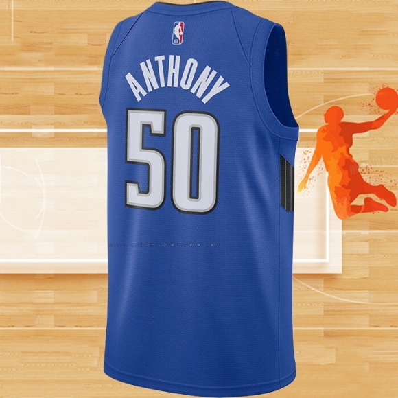 Camiseta Orlando Magic Cole Anthony NO 50 Statement Azul