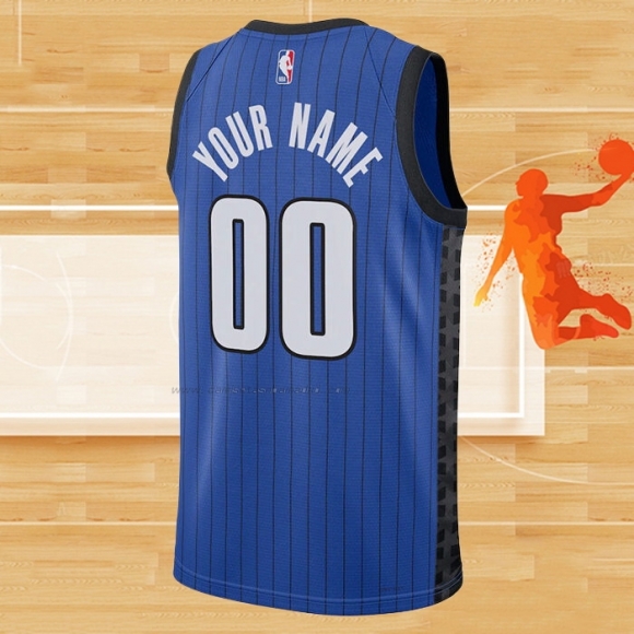 Camiseta Orlando Magic Personalizada Statement 2022-23 Azul