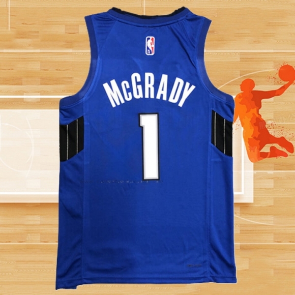 Camiseta Orlando Magic Tracy McGrady NO 1 Statement Azul