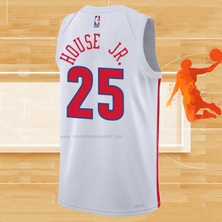 Camiseta Philadelphia 76ers Danuel House JR. NO 25 Ciudad 2022-23 Blanco