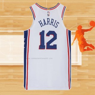 Camiseta Philadelphia 76ers Tobias Harris NO 12 Association Blanco