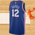 Camiseta Philadelphia 76ers Tobias Harris NO 12 Icon 2020-21 Azul