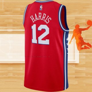 Camiseta Philadelphia 76ers Tobias Harris NO 12 Statement 2020-21 Rojo
