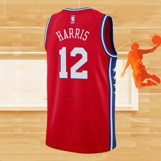 Camiseta Philadelphia 76ers Tobias Harris NO 12 Statement 2020 Rojo