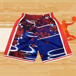 Pantalone Philadelphia 76ers Lunar New Year Mitchell & Ness Just Don Rojo