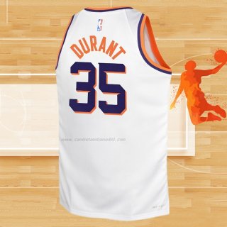 Camiseta Nino Phoenix Suns Kevin Durant NO 35 Association 2023-24 Blanco