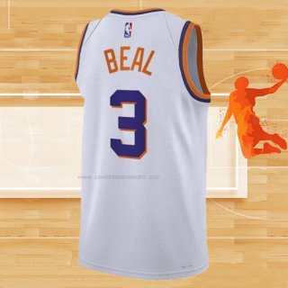 Camiseta Phoenix Suns Bradley Beal NO 3 Association 2023-24 Blanco