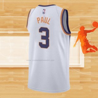 Camiseta Phoenix Suns Chris Paul NO 3 Association 2021 Blanco