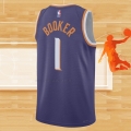 Camiseta Phoenix Suns Devin Booker NO 1 Icon 2023-24 Violeta