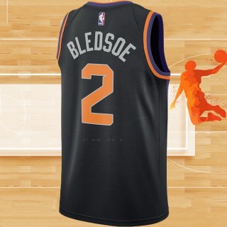 Camiseta Phoenix Suns Eric Bledsoe NO 2 Statement Negro