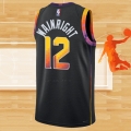 Camiseta Phoenix Suns Ish Wainright NO 12 Statement 2022-23 Negro