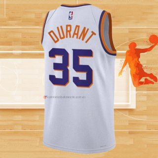 Camiseta Phoenix Suns Kevin Durant NO 35 Association 2023-24 Blanco