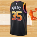 Camiseta Phoenix Suns Kevin Durant NO 35 Statement 2022-23 Negro