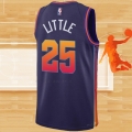 Camiseta Phoenix Suns Nassir Little NO 25 Ciudad 2023-24 Violeta