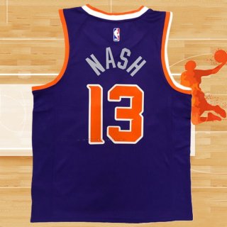 Camiseta Phoenix Suns Steve Nash NO 13 Icon Violeta