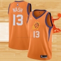 Camiseta Phoenix Suns Steve Nash NO 13 Statement 2021 Naranja