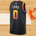 Camiseta Phoenix Suns Torrey Craig NO 0 Statement 2022-23 Negro
