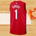 Camiseta Portland Trail Blazers Anfernee Simons NO 1 Statement 2022-23 Rojo