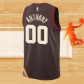Camiseta Portland Trail Blazers Carmelo Anthony NO 00 Ciudad 2020-21 Marron