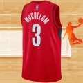 Camiseta Portland Trail Blazers C.J. McCollum NO 3 Statement 2020-21 Rojo