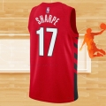 Camiseta Portland Trail Blazers Shaedon Sharpe NO 17 Statement 2022-23 Rojo