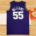 Camiseta Sacramento Kings Jason Williams NO 55 Retro Violeta