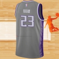 Camiseta Sacramento Kings Keon Ellis NO 23 Ciudad 2022-23 Gris