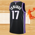 Camiseta Sacramento Kings Kessler Edwards NO 17 Icon 2023-24 Negro