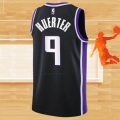 Camiseta Sacramento Kings Kevin Huerter NO 9 Icon 2023-24 Negro