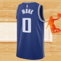 Camiseta Sacramento Kings Malik Monk NO 0 Ciudad 2023-24 Azul