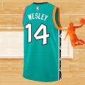 Camiseta San Antonio Spurs Blake Wesley NO 14 Ciudad 2022-23 Verde