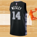 Camiseta San Antonio Spurs Blake Wesley NO 14 Statement 2022-23 Negro