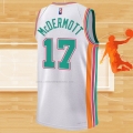 Camiseta San Antonio Spurs Doug McDermott NO 17 Ciudad 2021-22 Blanco